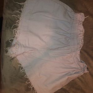 Urban outfitter blue paper bag shorts